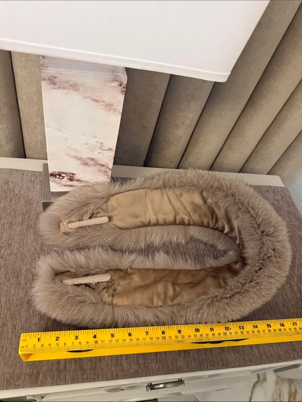Real Fox fur collar